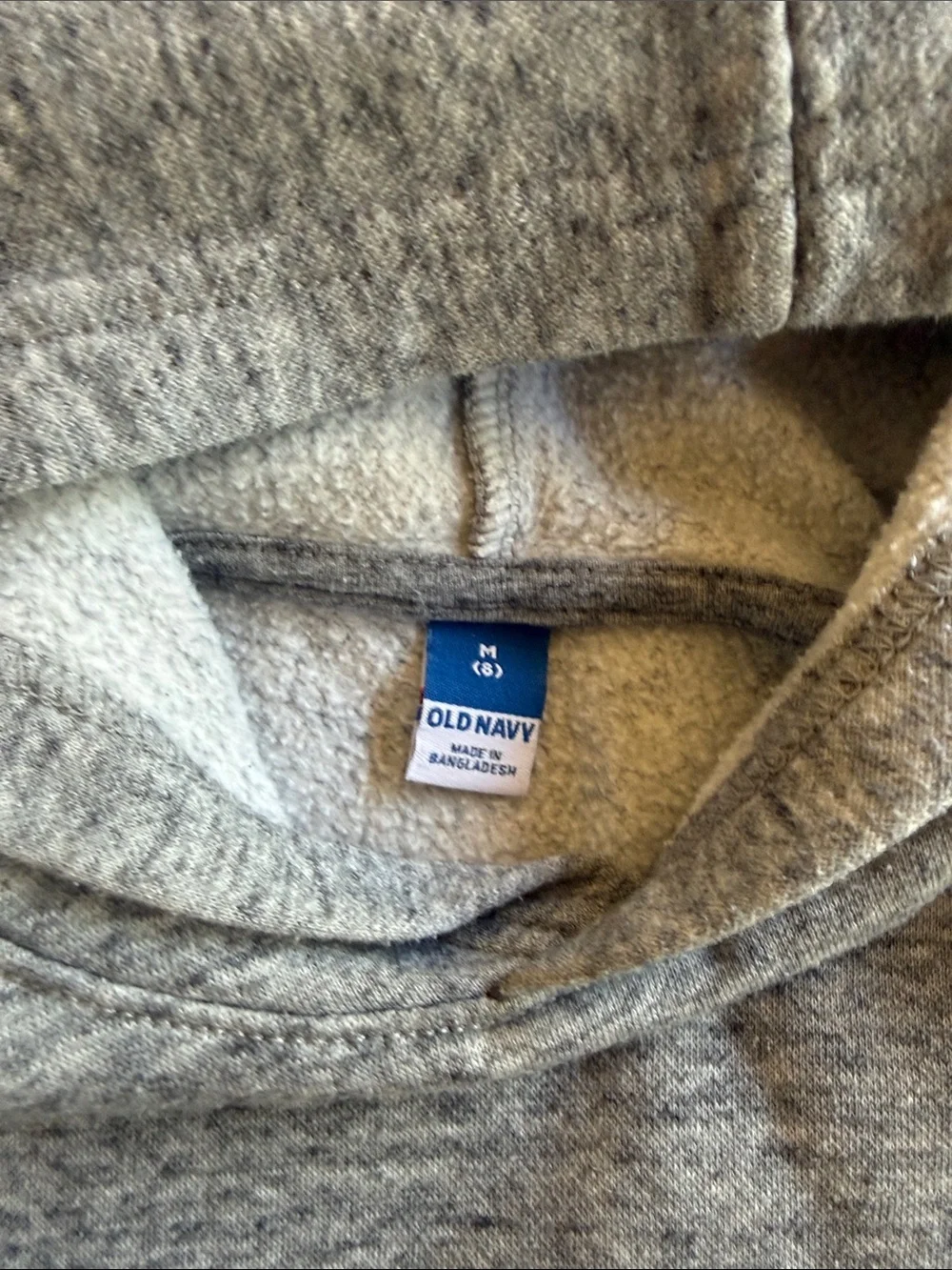 Old Navy gray heathered hoodie size 8